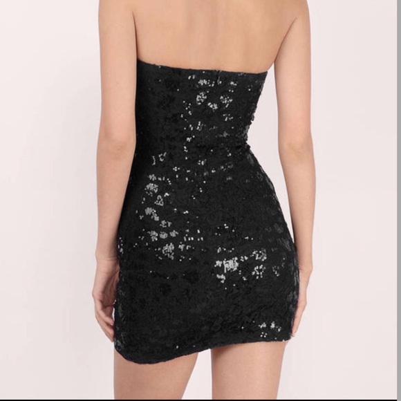 ARDEN B strapless sequins dress - Picture 3 of 7